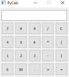 calc.exe appears to be a calculator