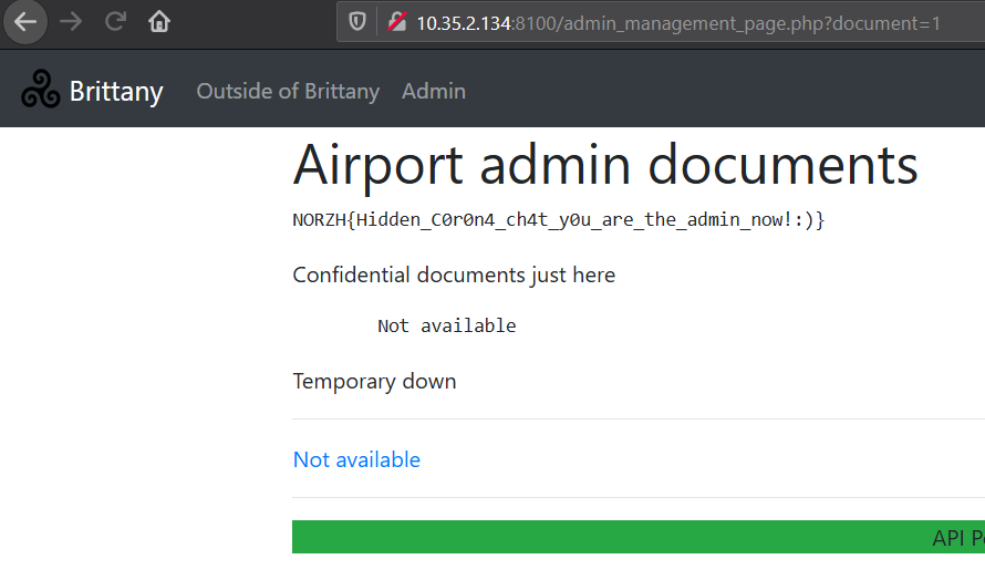 Confidential document contents not available in admin management page
