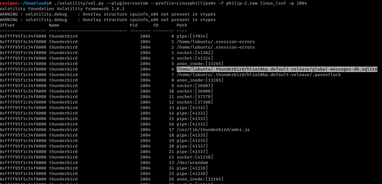 global-messages-db.sqlite listed as an open file descriptor for Thunderbird process